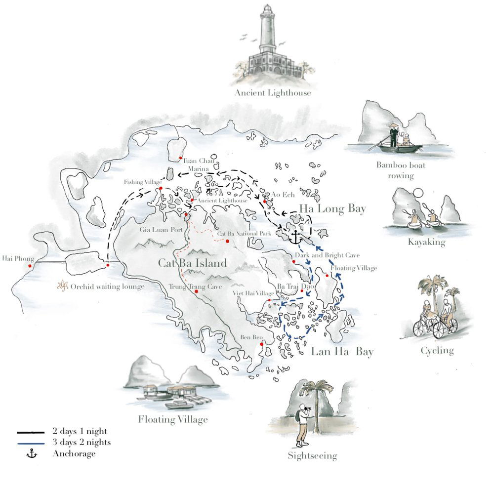 halong bay tour 2 days 1 night