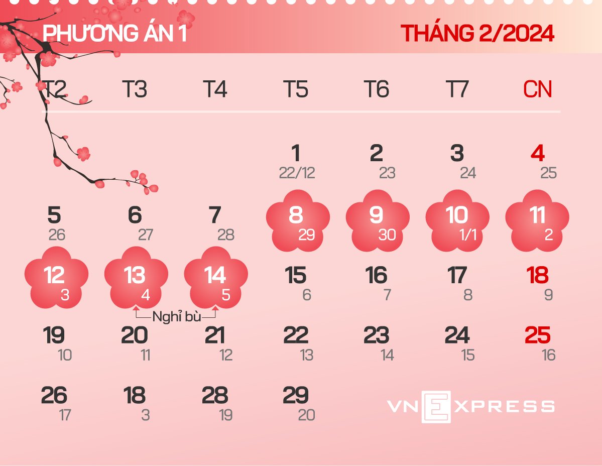 Vietnamese New Year Calendar 2024 del annissa